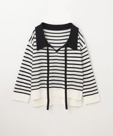 GRACE CONTINENTAL マリンボウタイニット