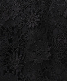 GRACE CONTINENTAL ケミカルフラワーレースワンピース