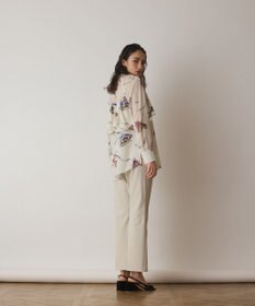 GRACE CONTINENTAL ストレッチフレアパンツ