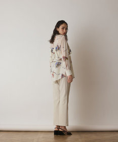 GRACE CONTINENTAL ストレッチフレアパンツ