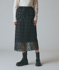 GRACE CONTINENTAL スターembチュールスカート