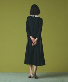 GRACE CONTINENTAL クレリックバイカラーワンピース