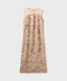 GRACE CONTINENTAL フラワーembドレス