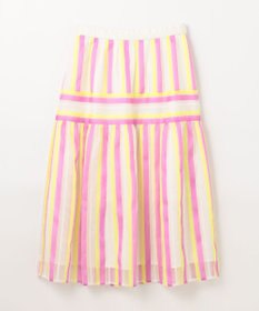 GRACE CONTINENTAL マルチシアーストライプスカート