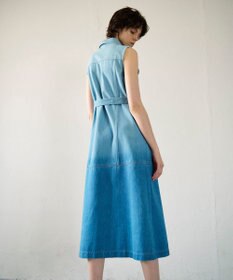 GRACE CONTINENTAL デニムストレートロングワンピース2