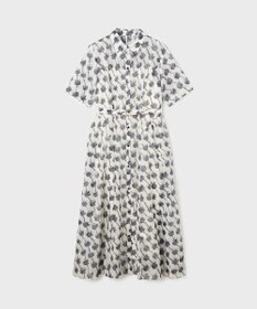 GRACE CONTINENTAL ドローイングプリントワンピース