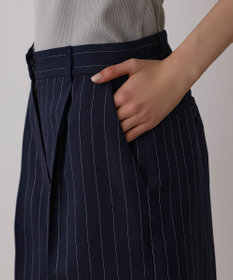 GRACE CONTINENTAL ストライプショートパンツ