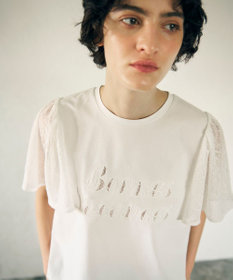 GRACE CONTINENTAL レースロゴTシャツ