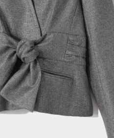 GRACE CONTINENTAL ラメWOOLボウジャケット