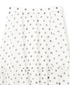 GRACE CONTINENTAL シアードットプリントスカート