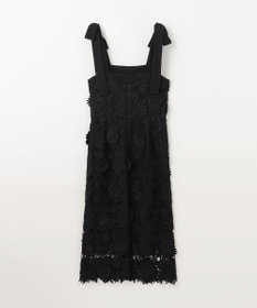 GRACE CONTINENTAL ケミカルフラワーレースワンピース