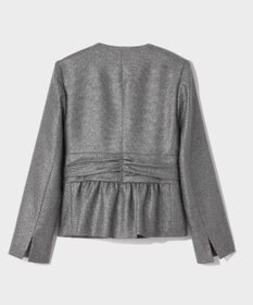 GRACE CONTINENTAL ラメWOOLボウジャケット