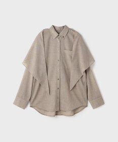 GRACE CONTINENTAL ストール付シャツ