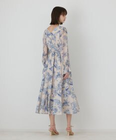 GRACE CONTINENTAL ペイズリーカシュクールワンピース