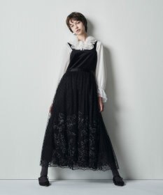 GRACE CONTINENTAL フェザーチュールカラーブラウス