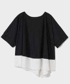 GRACE CONTINENTAL バイカラーアシメトップ