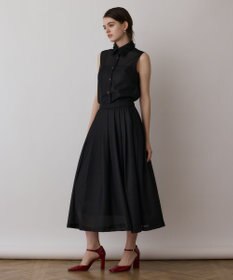 GRACE CONTINENTAL シアーメッシュノースリーブ