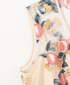 GRACE CONTINENTAL サマーフルーツ刺繍ワンピース