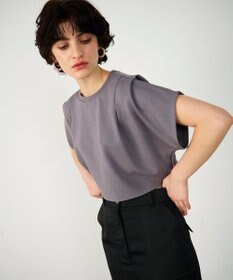 GRACE CONTINENTAL / グレースコンチネンタル ピグメントショートトップ タックショートトップ / GRACE CONTINENTAL | GRACE CONTINENTAL