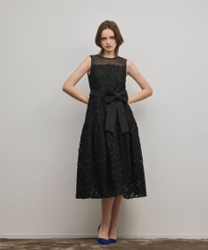 GRACE CONTINENTAL コード刺繍ワンピース