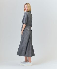 GRACE CONTINENTAL リネンデニムライクワンピース