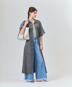 GRACE CONTINENTAL リネンデニムライクワンピース