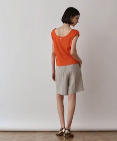 GRACE CONTINENTAL スパンコールリブトップ