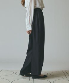 GRACE CONTINENTAL シルクツイルイージーパンツ