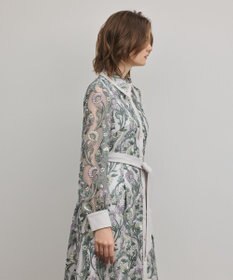 GRACE CONTINENTAL マルチフラワー刺繍フレアワンピース