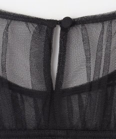 GRACE CONTINENTAL チュールティアードワンピース