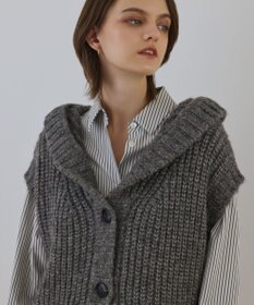 GRACE CONTINENTAL ラメニットベスト