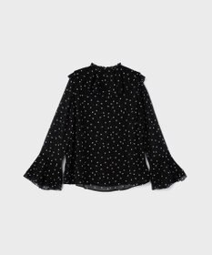 GRACE CONTINENTAL ラッフルドットトップ