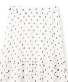 GRACE CONTINENTAL シアードットプリントスカート