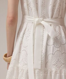 GRACE CONTINENTAL カットワーク刺繍ワンピース