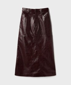 GRACE CONTINENTAL フェイクレザータイトスカート