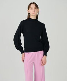 GRACE CONTINENTAL ファインウールニットトップ ブラック