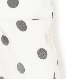 GRACE CONTINENTAL シアードットプリントスカート