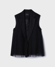 GRACE CONTINENTAL チュールオーバーベスト