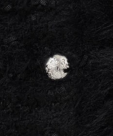 GRACE CONTINENTAL フェザーツイードニットカーディガン