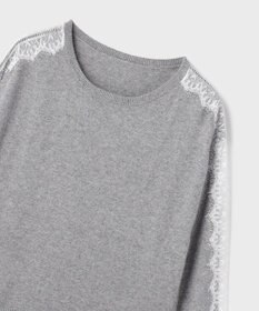 GRACE CONTINENTAL レーススリーブトップ