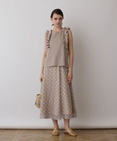 GRACE CONTINENTAL フリルカットトップ