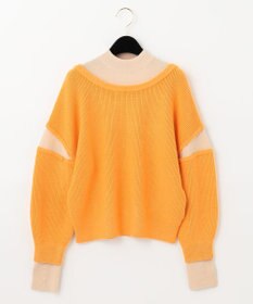 【グレースコンチネンタル】レイヤードニットトップ レイヤードレースニットワンピース / GRACE CONTINENTAL | GRACE