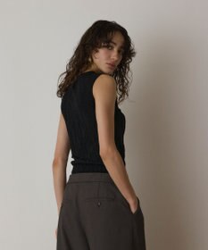 GRACE CONTINENTAL モノグラムニットトップ