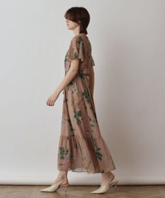 【美品】　グレースクラス　セパレートプリーツワンピース　グレースコンチネンタル プリーツ切替バイカラーワンピース / GRACE CONTINENTAL | GRACE