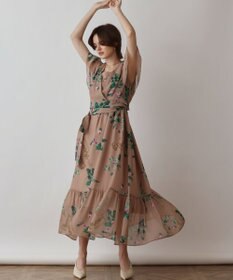 GRACE CONTINENTAL プリントセパレートワンピース