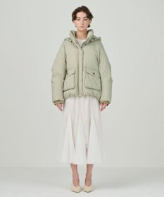 GRACE CONTINENTAL レースレイヤードチュールスカート ホワイト