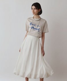 GRACE CONTINENTAL ロゴコラボTシャツ ベージュ