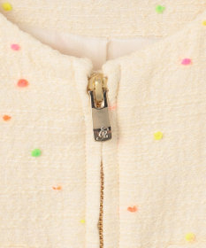 GRACE CONTINENTAL ネオンドットジャガードワンピース