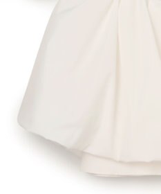 GRACE CONTINENTAL タフタケープ付ニットトップ