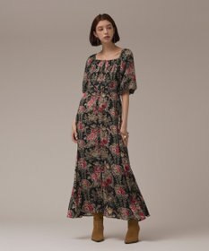 ダイアグラム　ヴィンテージフラワーワンピース　グリーン ダイアグラム ヴィンテージフラワーワンピース グリーン